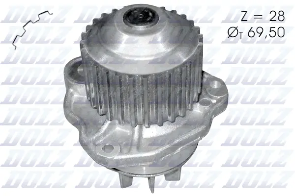 Water Pump, engine cooling (C135)