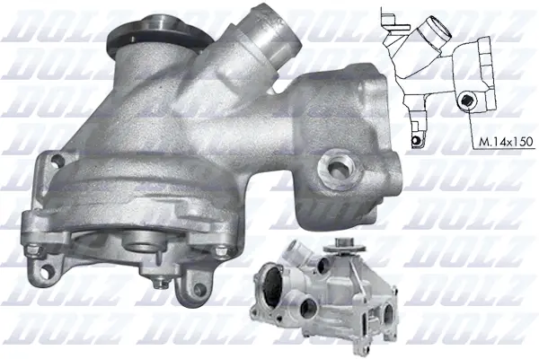 Water Pump, engine cooling (M194)