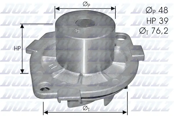 Water Pump, engine cooling (S214)