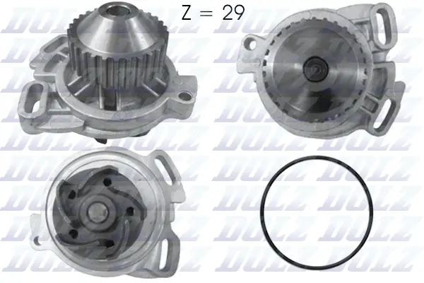 Water Pump, engine cooling (A158)