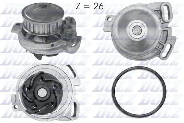 Water Pump, engine cooling (A152)