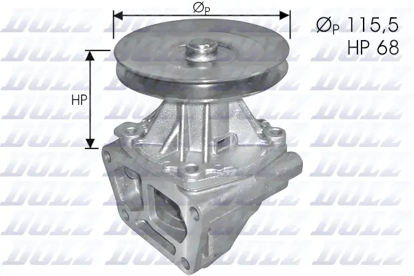 Water Pump, engine cooling (S129)