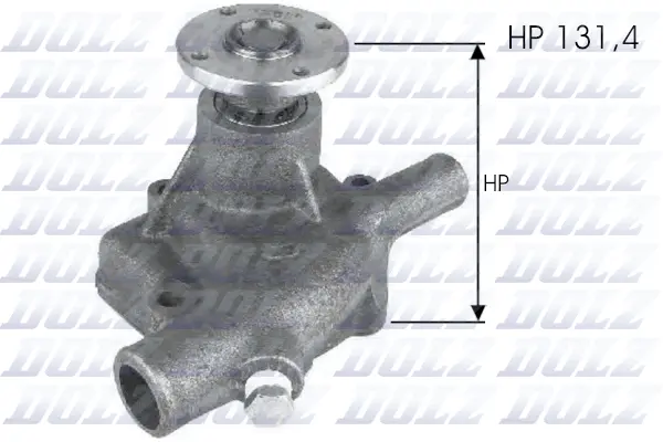 Water Pump, engine cooling (N126)