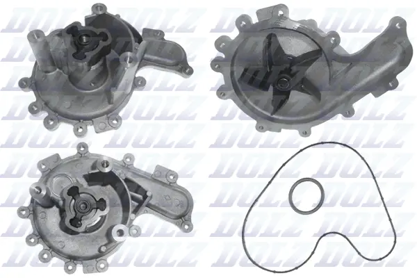 Water Pump, engine cooling (F214)