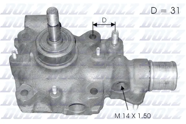 Water Pump, engine cooling (B114)