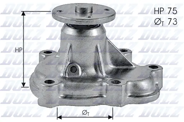 Water Pump, engine cooling (O143)