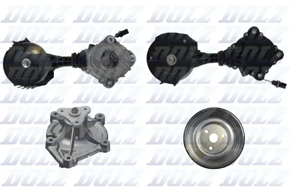 Water Pump + V-Ribbed Belt Kit (KD173T)