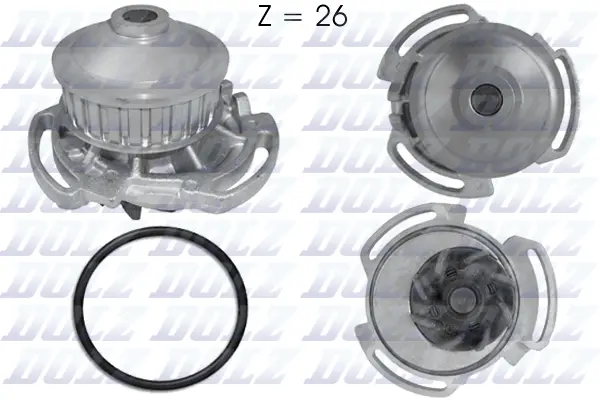 Water Pump, engine cooling (A159)