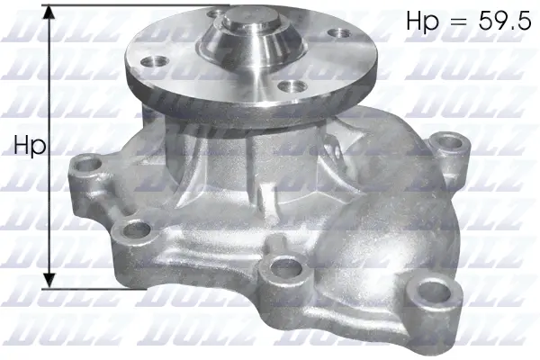 Water Pump, engine cooling (K105)