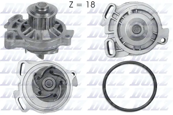 Water Pump, engine cooling (A176)