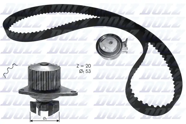 Water Pump & Timing Belt Kit (KD134)
