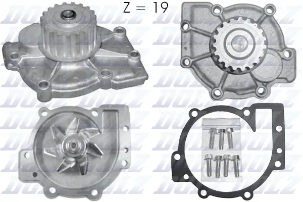 Water Pump, engine cooling (R199)