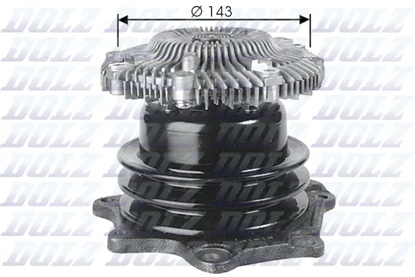 Water Pump, engine cooling (N143)