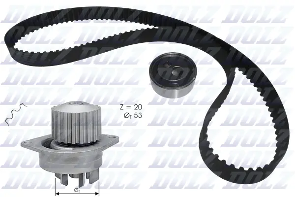 Water Pump & Timing Belt Kit (KD120)