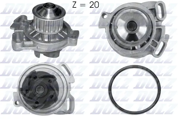 Water Pump, engine cooling (A154)