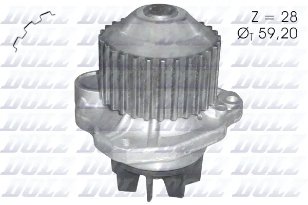 Water Pump, engine cooling (C123)