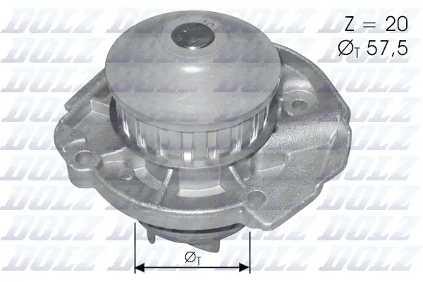Water Pump, engine cooling (S161)