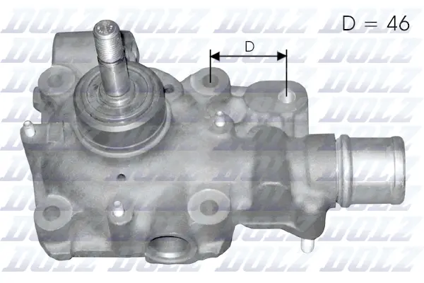 Water Pump, engine cooling (B120)