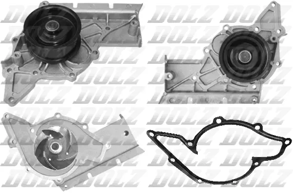 Water Pump, engine cooling (A201)