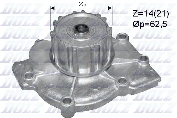 Water Pump, engine cooling (R299)