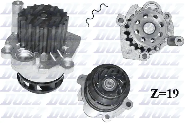 Water Pump, engine cooling (A249)