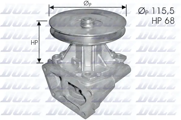 Water Pump, engine cooling (S134)