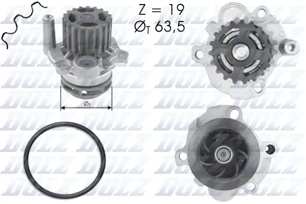 Water Pump, engine cooling (A193)