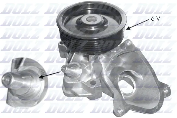 Water Pump, engine cooling (B236)