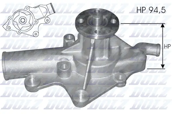 Water Pump, engine cooling (J203)