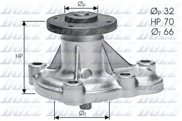 Water Pump, engine cooling (O129)