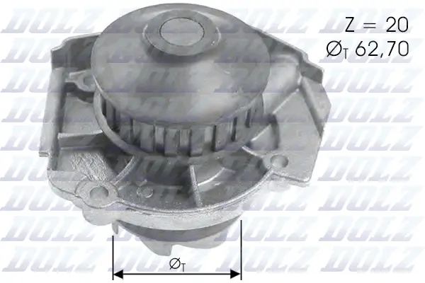 Water Pump, engine cooling (S361)
