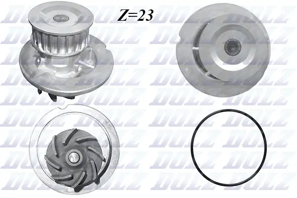 Water Pump, engine cooling (O270)