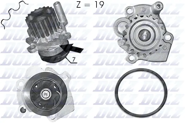 Water Pump, engine cooling (A203)