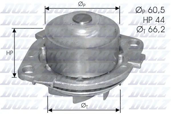 Water Pump, engine cooling (S231)