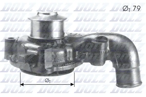 Water Pump, engine cooling (F155)