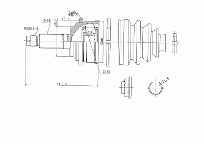 Joint Kit, drive shaft