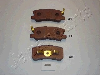 Brake Pad Set, disc brake (PP-505AF)