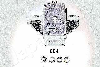 Mounting, engine