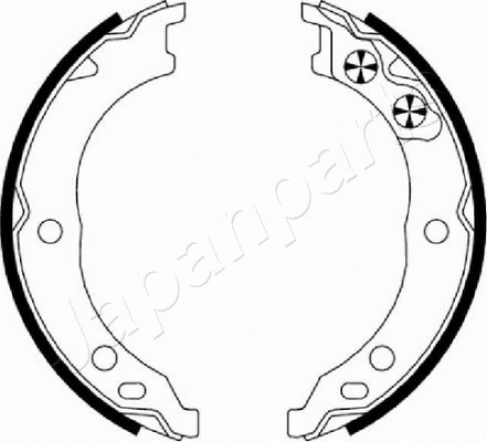 Brake Shoe Set, parking brake (GF-0230AF)