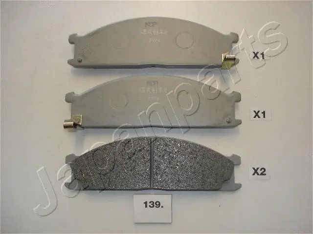 Brake Pad Set, disc brake (PA-139AF)