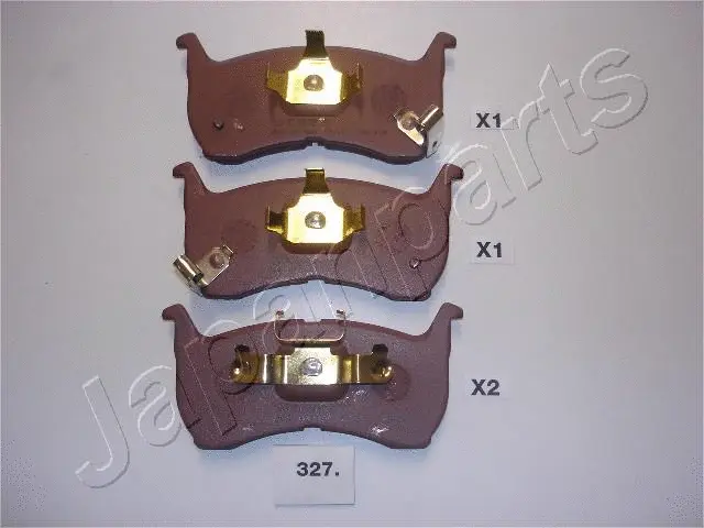 Brake Pad Set, disc brake (PA-327AF)