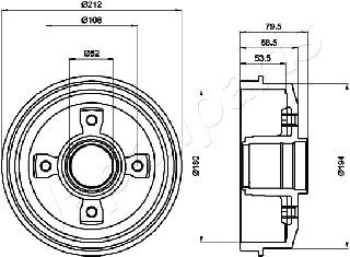 Brake Drum (TA-0612)