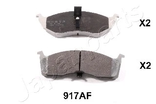 Brake Pad Set, disc brake (PA-917AF)