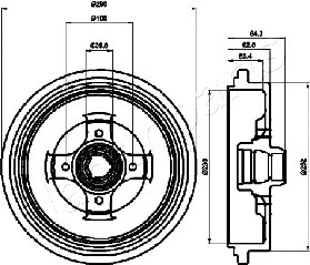 Brake Drum (TA-0913)