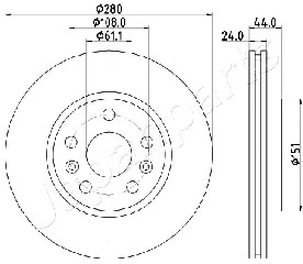 Brake Disc (DI-0716)