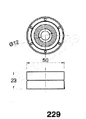 Tensioner, timing belt