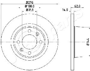 Brake Disc (DP-0604)