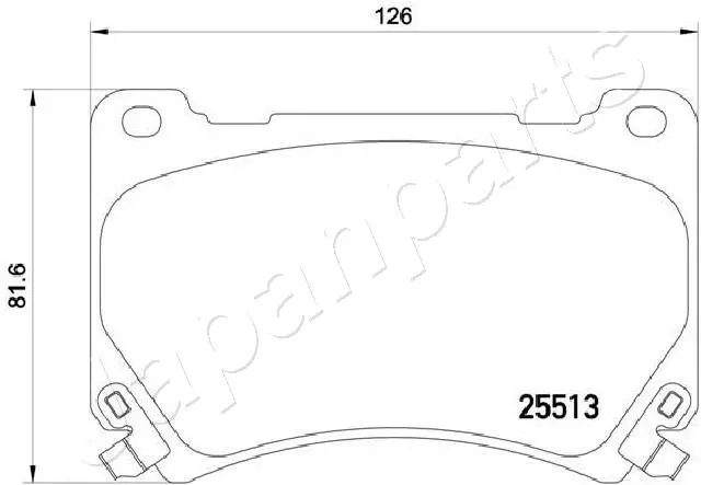 Brake Pad Set, disc brake (PA-H29AF)