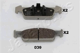 Brake Pad Set, disc brake (PA-039AF)