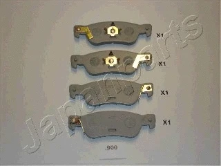 Brake Pad Set, disc brake (PP-900AF)